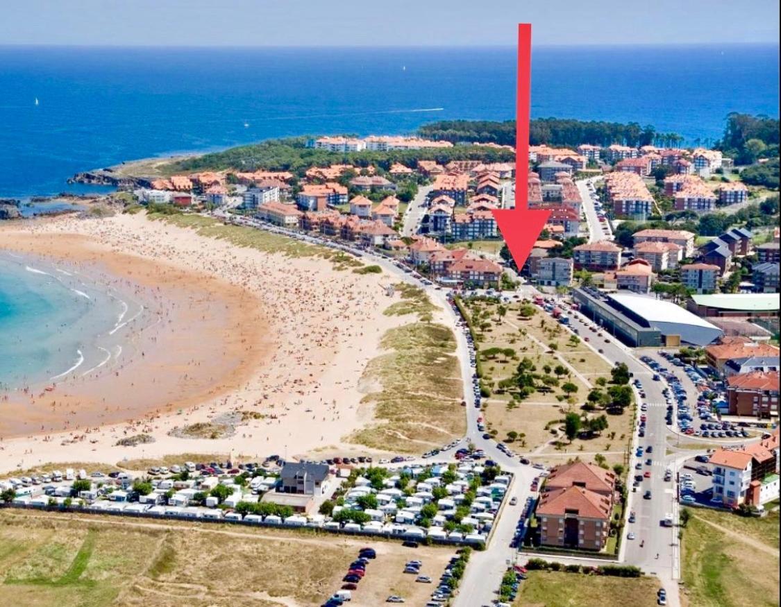 Apartamento El Arenal Playa De Ris Noja Eksteriør billede